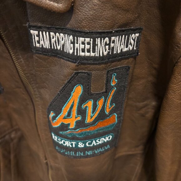 Genuine Rodeo Contestant Leather Jacket - Picture 7 of 9